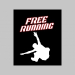 Free Running  modrobiela pánska zimná bunda s obojstranným logom, materiál 100%polyester (obmedzené skladové zásoby!!!!)